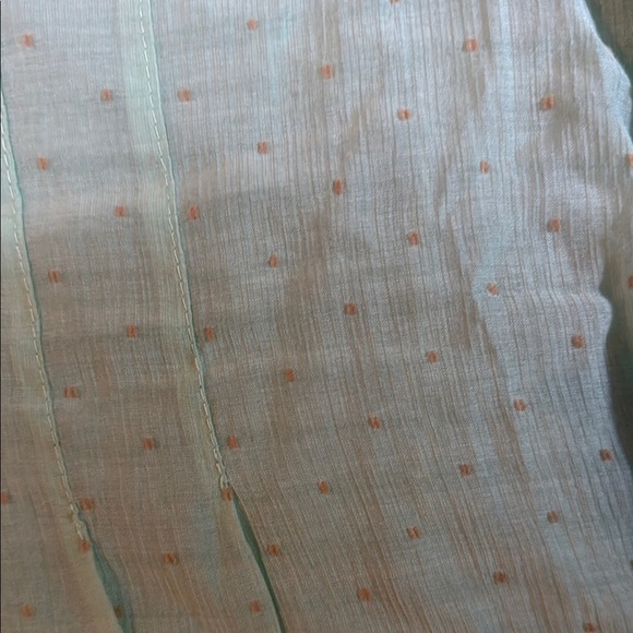 Mine Green Puff Sleeve‎ Ruffled Blouse - Picture 3 of 7